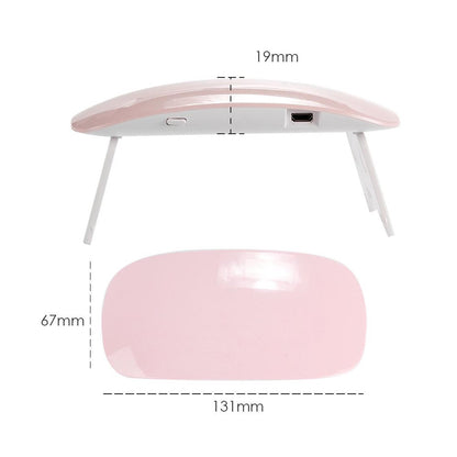 Wukusy 6060 professional nail polish dryer machine with digital controls and compact design for efficient nail drying.