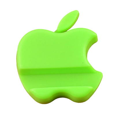 Set of three Wukusy apple-shaped plastic mobile phone holders in mixed colors, designed for secure phone support and organization.