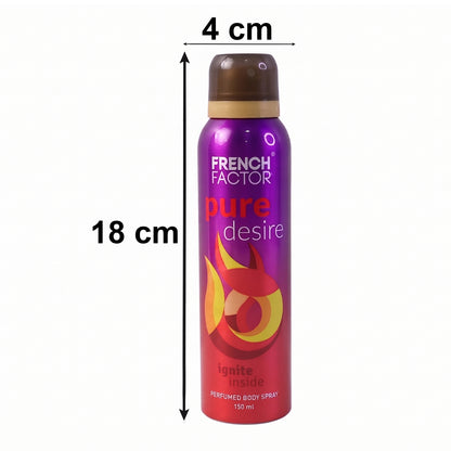 French Factor Pure Desire Perfumed Body Spray (1 Pc 150 Ml)