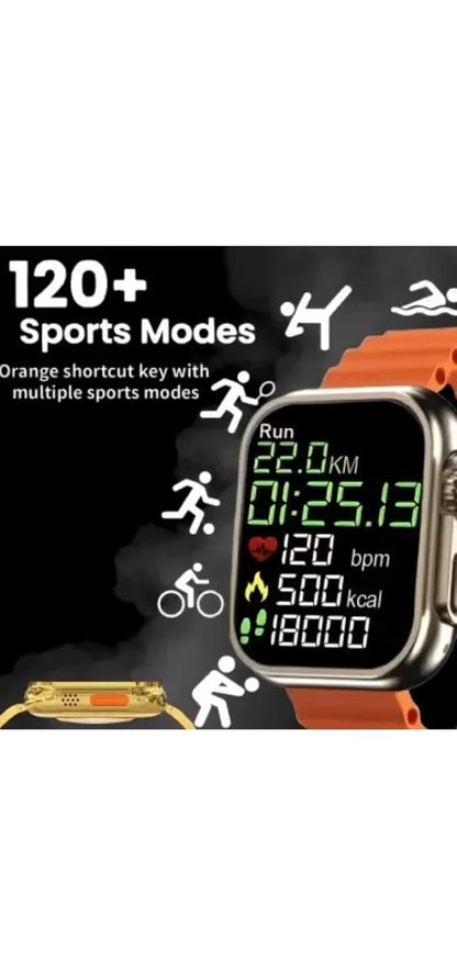 Smart sports watch by Drpshippr featuring a digital display and fitness tracking functions on a black strap.