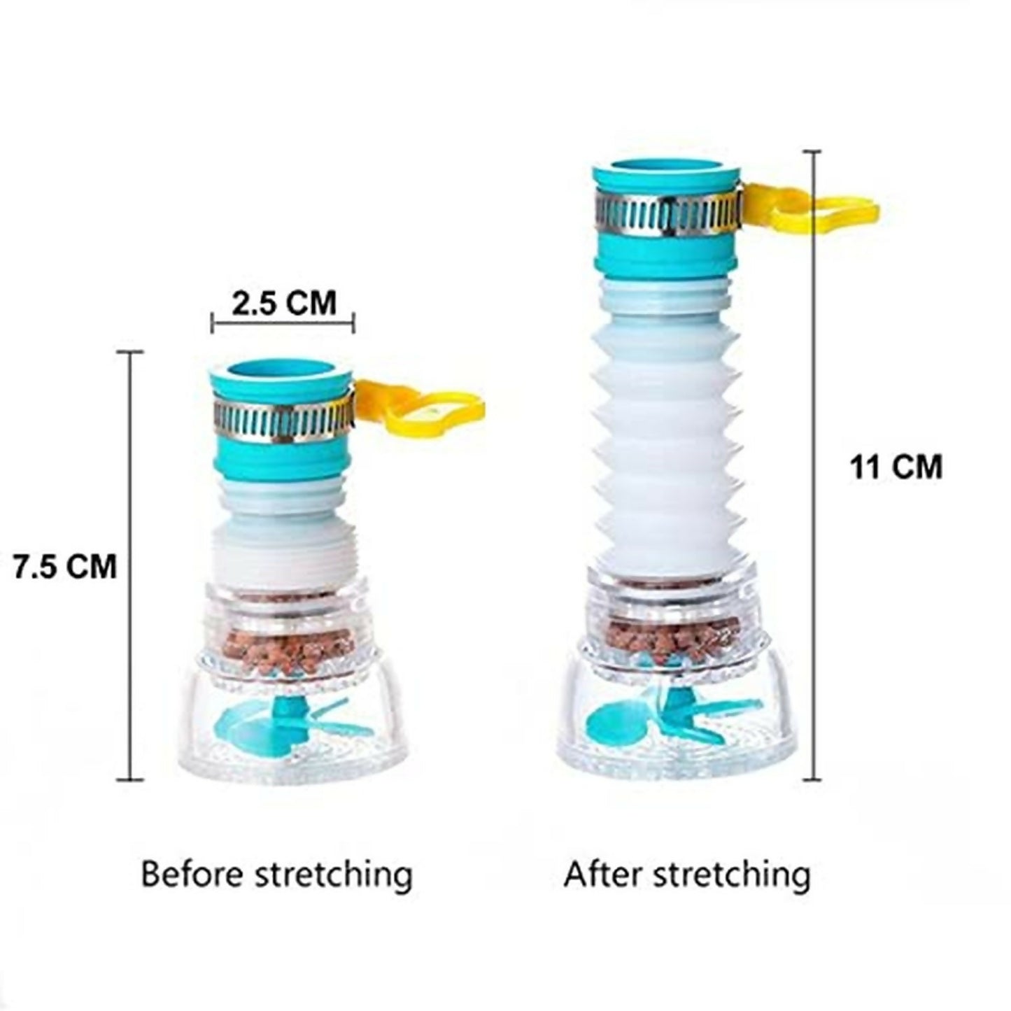 Kitchen Faucet Water Tap Filter with Rotating Shower Head for Sink
