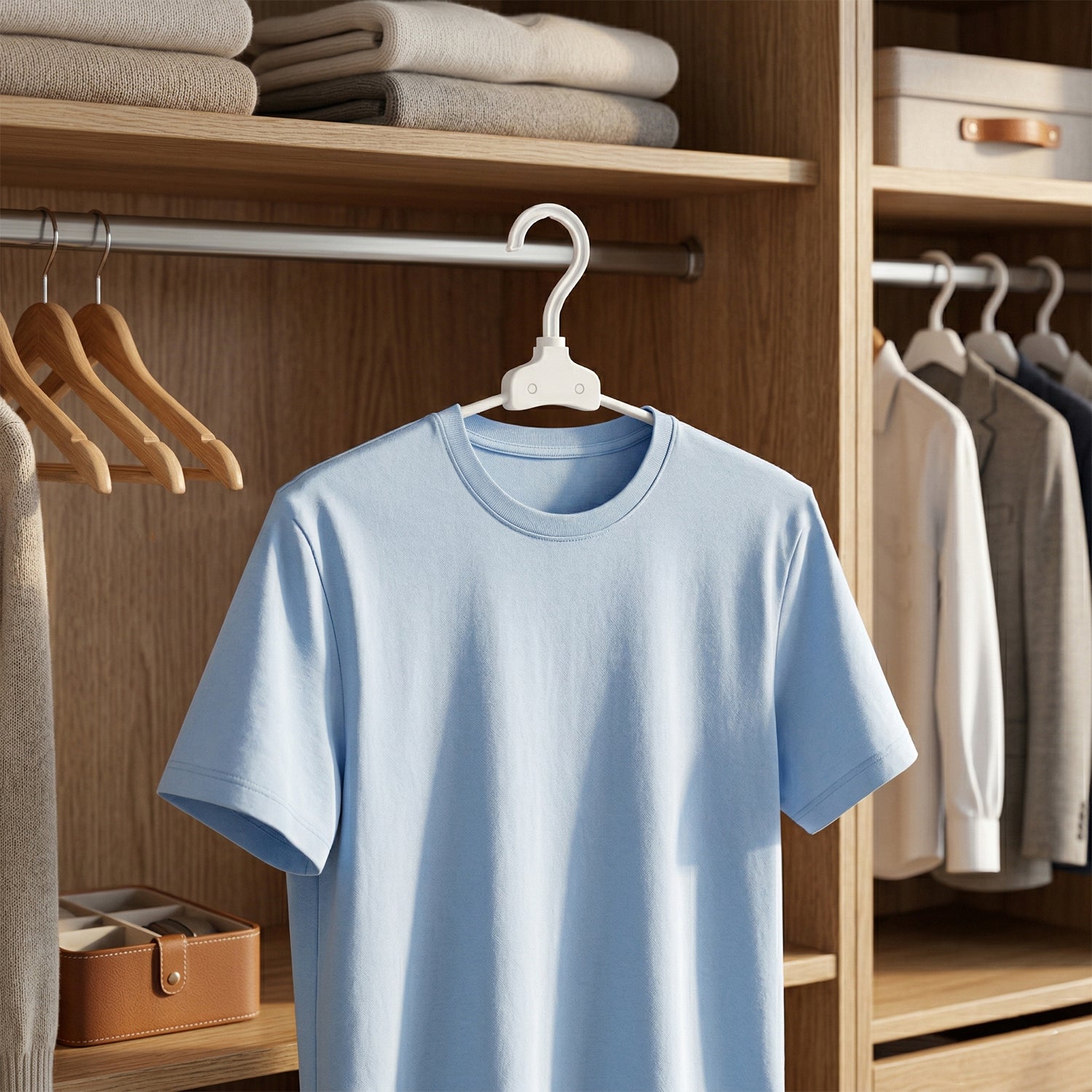 Premium Foldable Plastic Clothes Hanger 1 Pc
