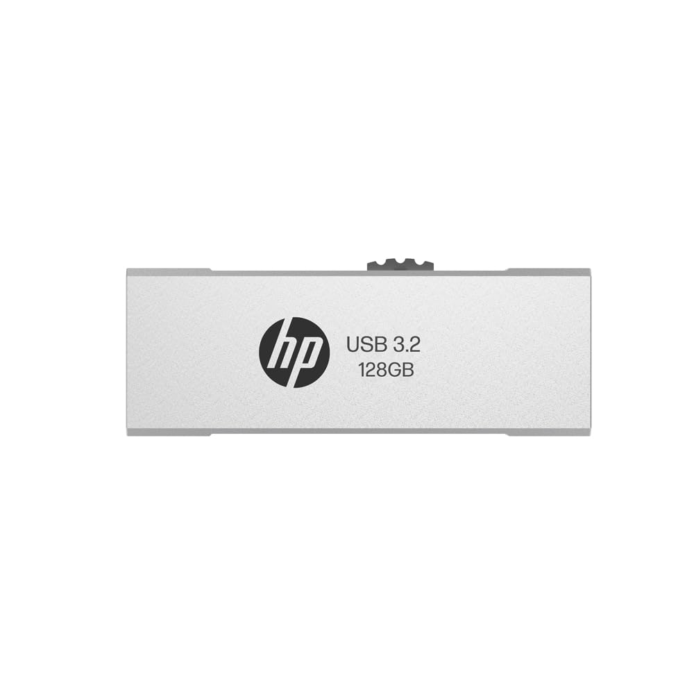 HP 818W USB3.2 128 GB Pen Drive  (Silver)