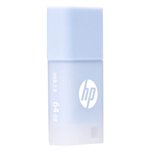 HP USB 2.0 v168 64 GB Pen Drive  (Blue)