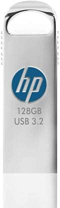 HP x306w 128 GB Pen Drive  (Silver)