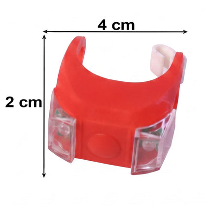 Silicone Led Bike Safety Light Set For Front And Rear Bicycle Visibility (2 Pc)