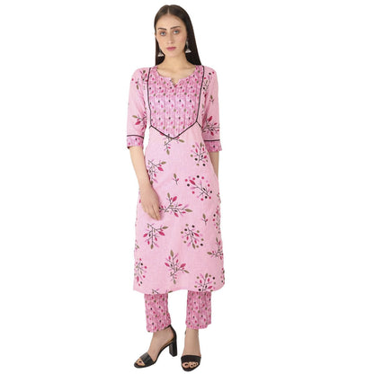 Colorful printed kurta with matching pants set from Drpshippr, featuring vibrant patterns and traditional Indian design.