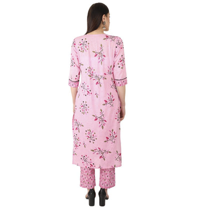 Colorful printed kurta with matching pants set from Drpshippr, featuring vibrant patterns and traditional Indian design.