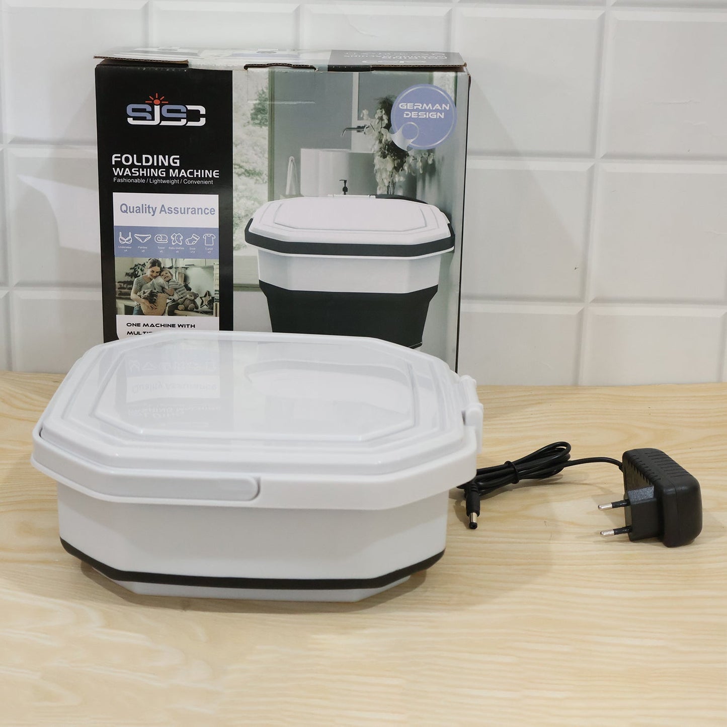Mini Electric Folding Washing Machine For Small Clothes And Travel Laundry (1 Pc)