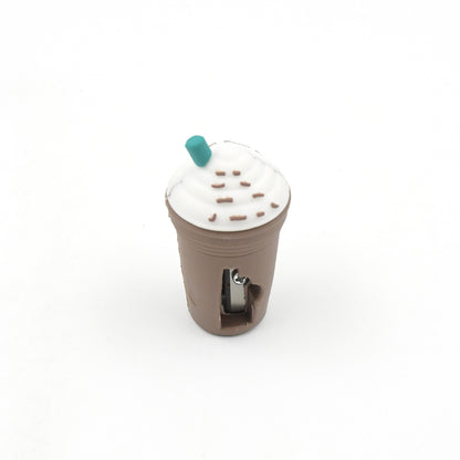2in1 3d Cute Coffee Or Ice Cream Shape Sharpner Like Rotary Manual Pencil Sharpener For Kids  Ice Cream Style Office School Supplies Back To School Gift For Studentskids Educational Stationary Kit Bday Return Gift