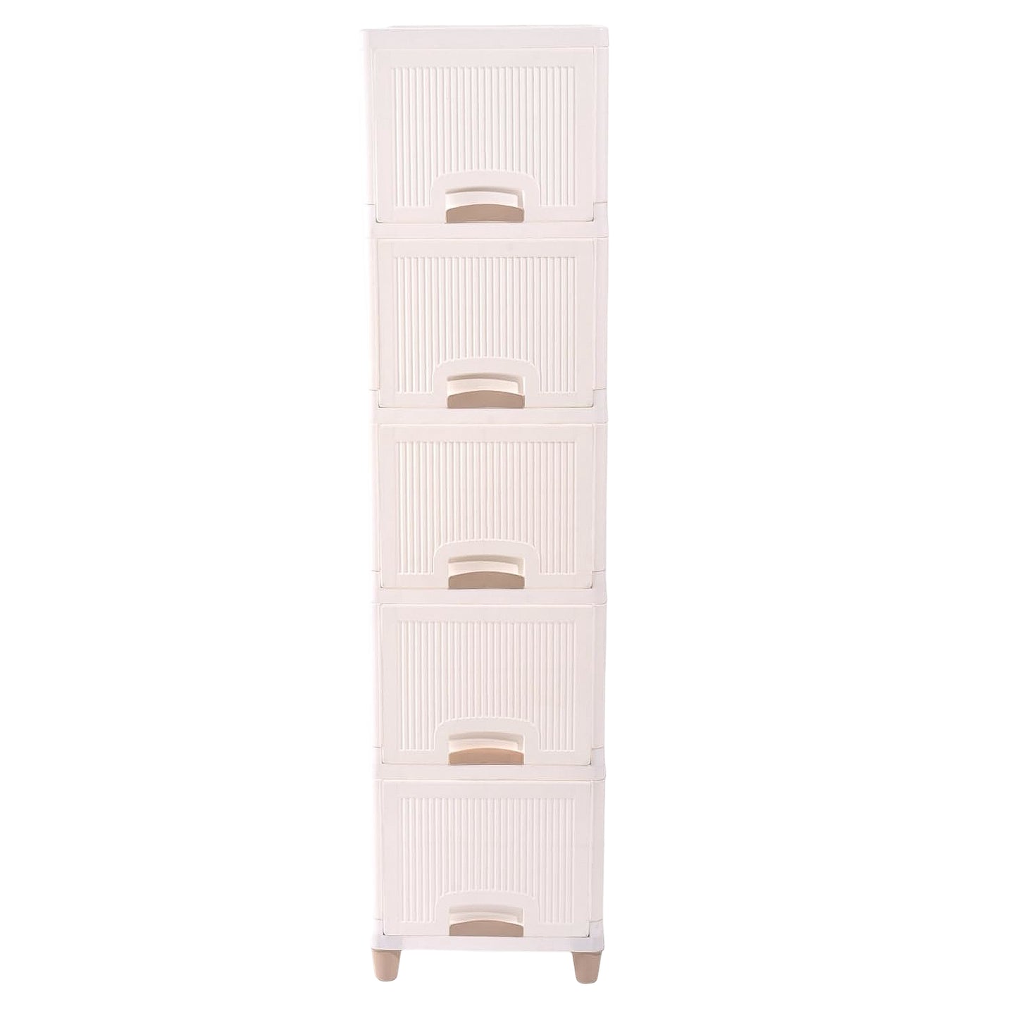 Multi-purpose 5-layer Plastic Storage Drawer Cabinet For Home And Office