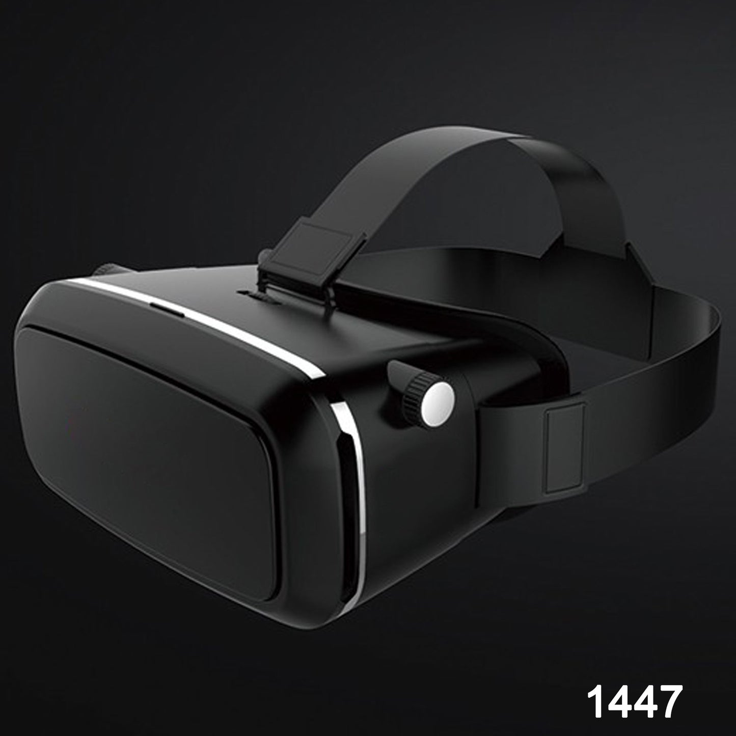 Wukusy 1447 VR Pro virtual reality 3D glasses headset with adjustable head strap and lenses for immersive gaming and viewing.