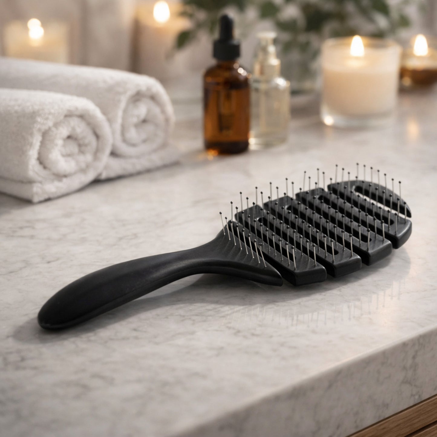 Premium Detangling  Hair Styling Hair Brush  Hair Comb With Flexible Vent Design