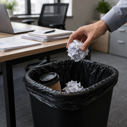 Heavy Duty Garbage Bags Roll (30 Bags 45x50 Cm)