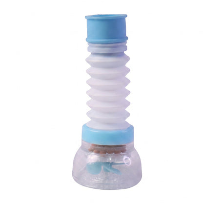 Wukusy plastic kitchen sink faucet water filter aerator with splash-free design, attaches to tap for improved water flow.
