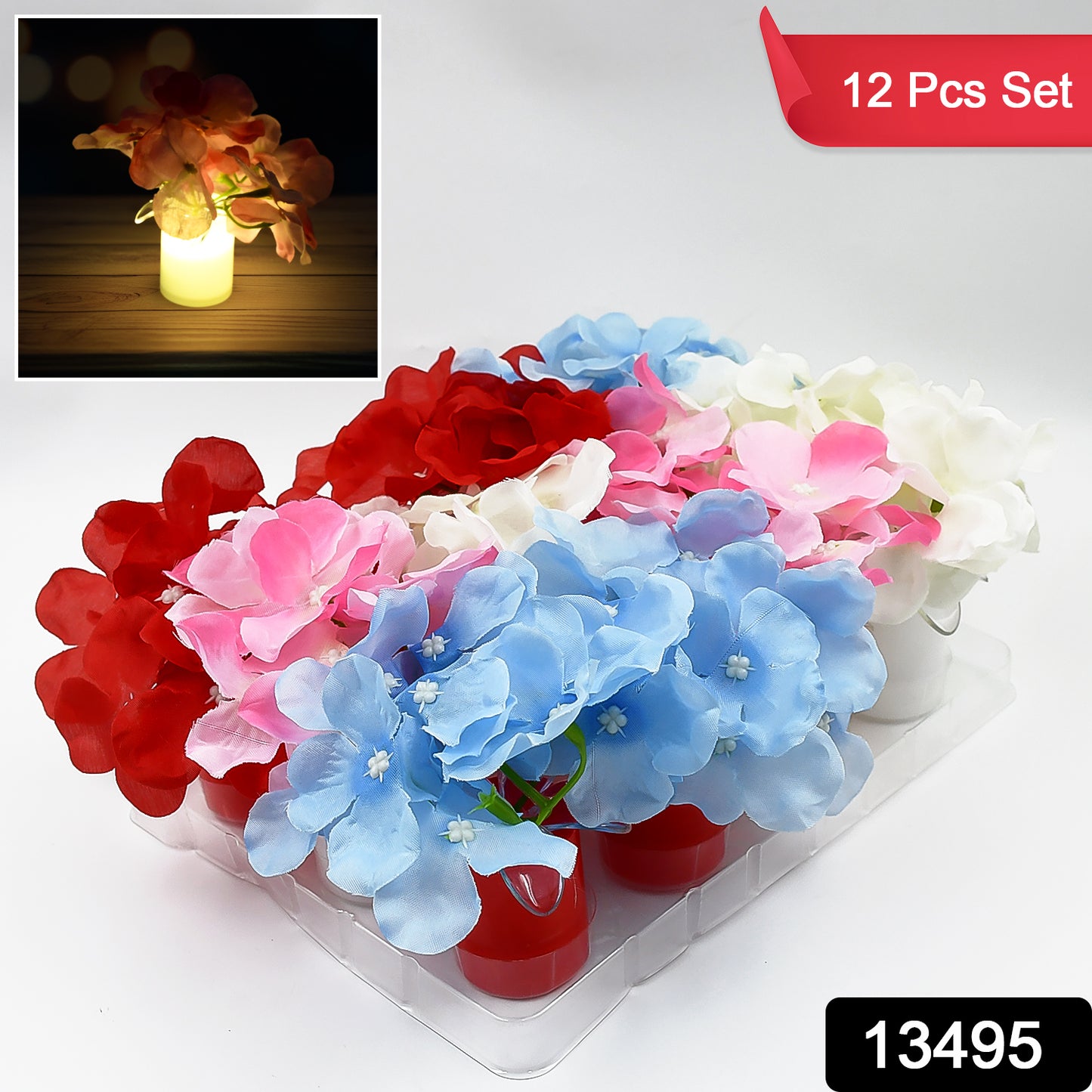 Led Mood Lights Bedroom Interior Decor Lighting (12 Pcs Set)