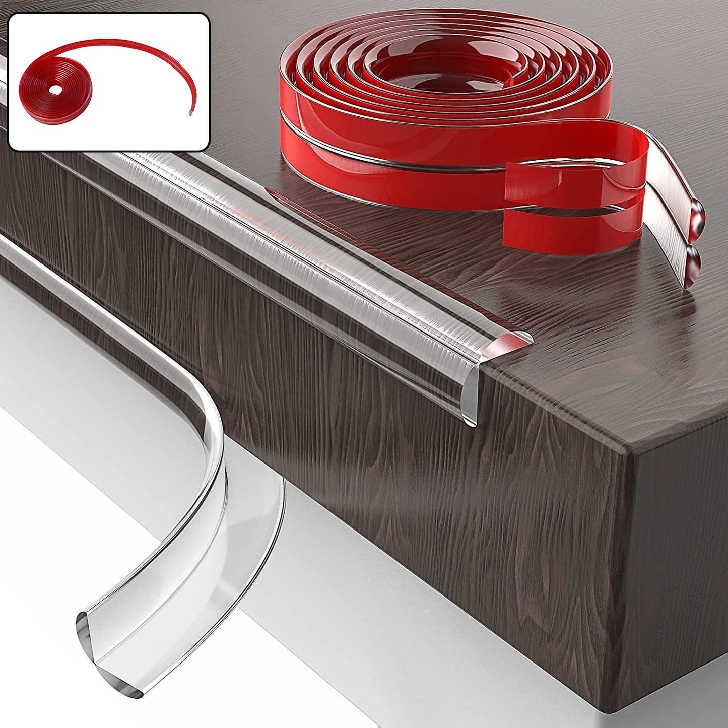 Soft Adhesive Edge Protector Strip 3 Meter Furniture Baby Safety Guard (1 Pc)