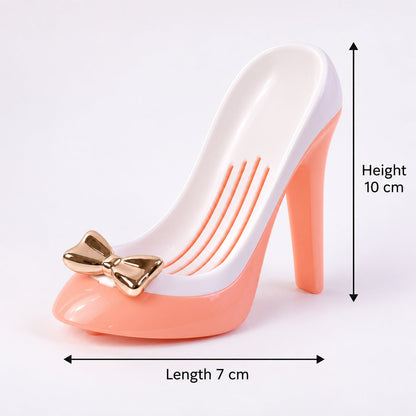 Set of two Wukusy shoe-shaped shower soap holders with drainage and suction mounts, designed for bathroom organization.
