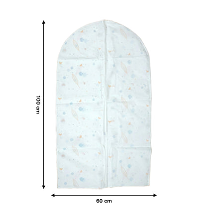 Pack Of 5 Hanging Garment Cover Bags (60  100 Cm)