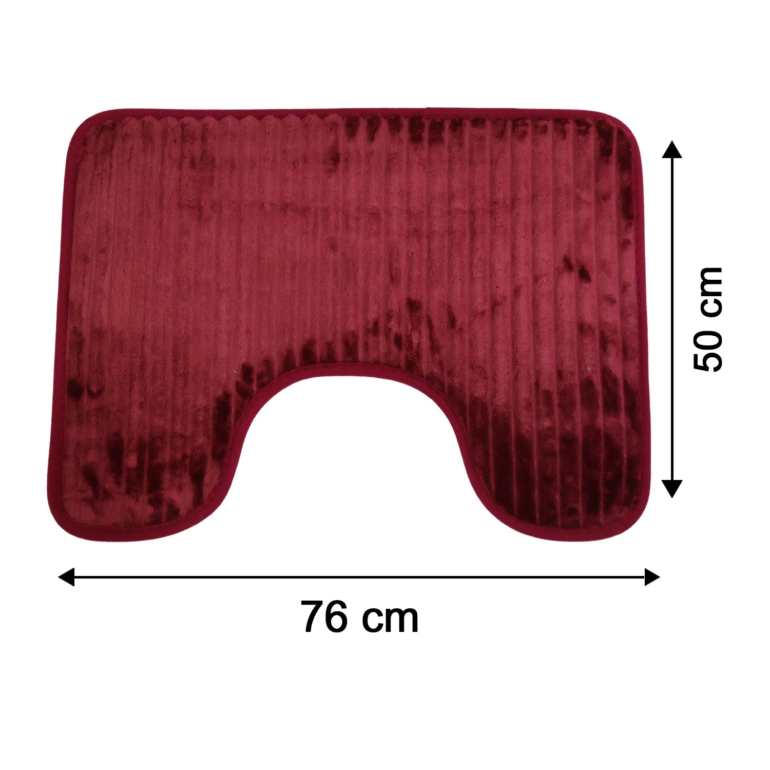 Wukusy 3-in-1 anti-slip bathroom mat set with contour mat and lid cover in mixed colors, non-slip surface for safety.