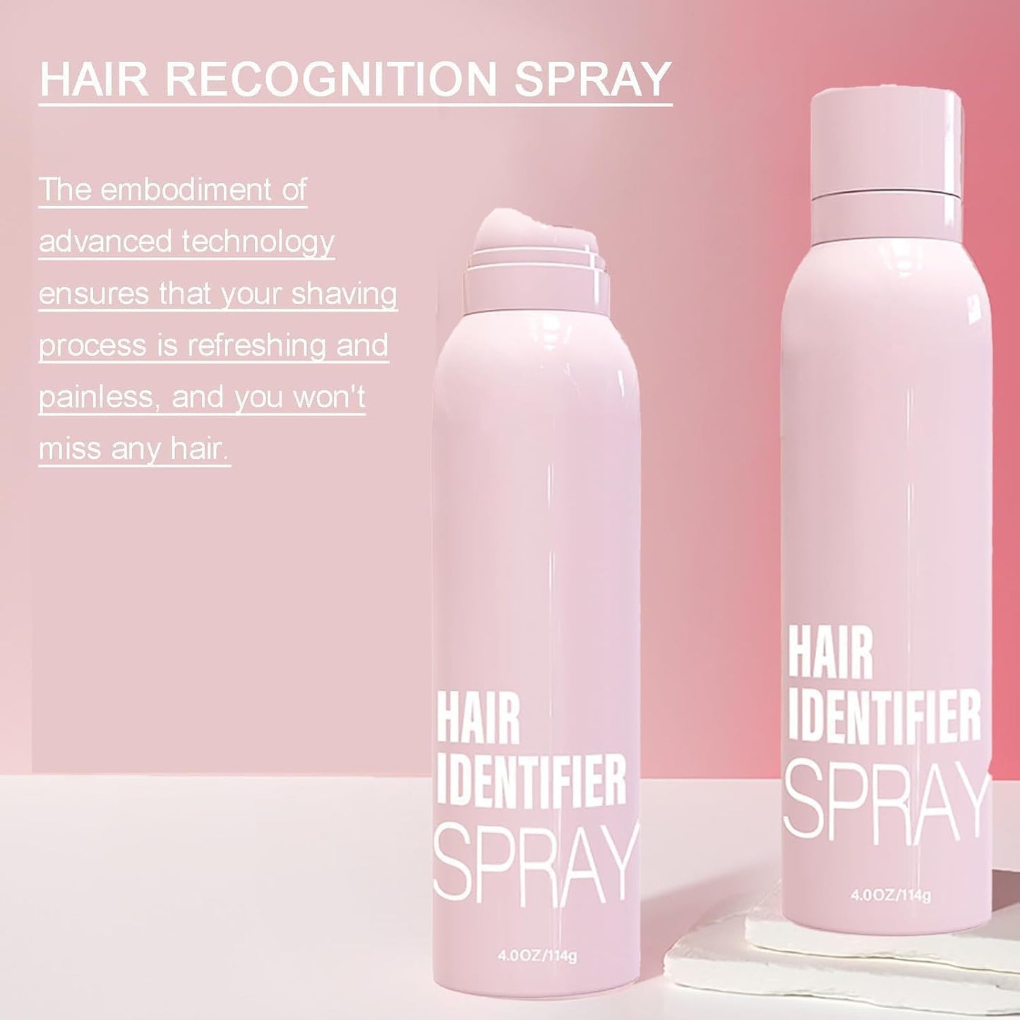 Hair Identifier Spray For Face Shaving, Face Hair Identifier Spray, Skin Dermaplaning Spray for Face