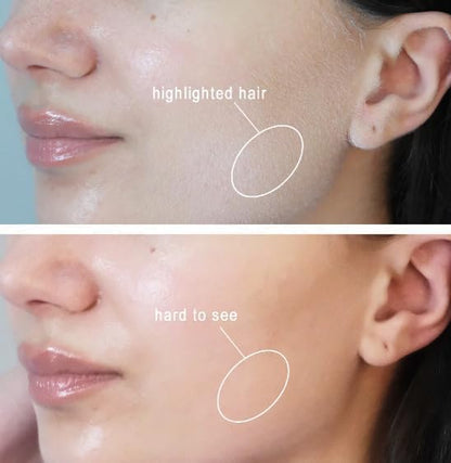 Hair Identifier Spray For Face Shaving, Face Hair Identifier Spray, Skin Dermaplaning Spray for Face