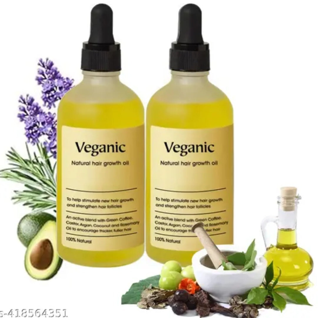 Organic rosemary hair oil by Drpshippr, 50ml, for hair growth and nourishment, in a clear glass bottle with a dropper.
