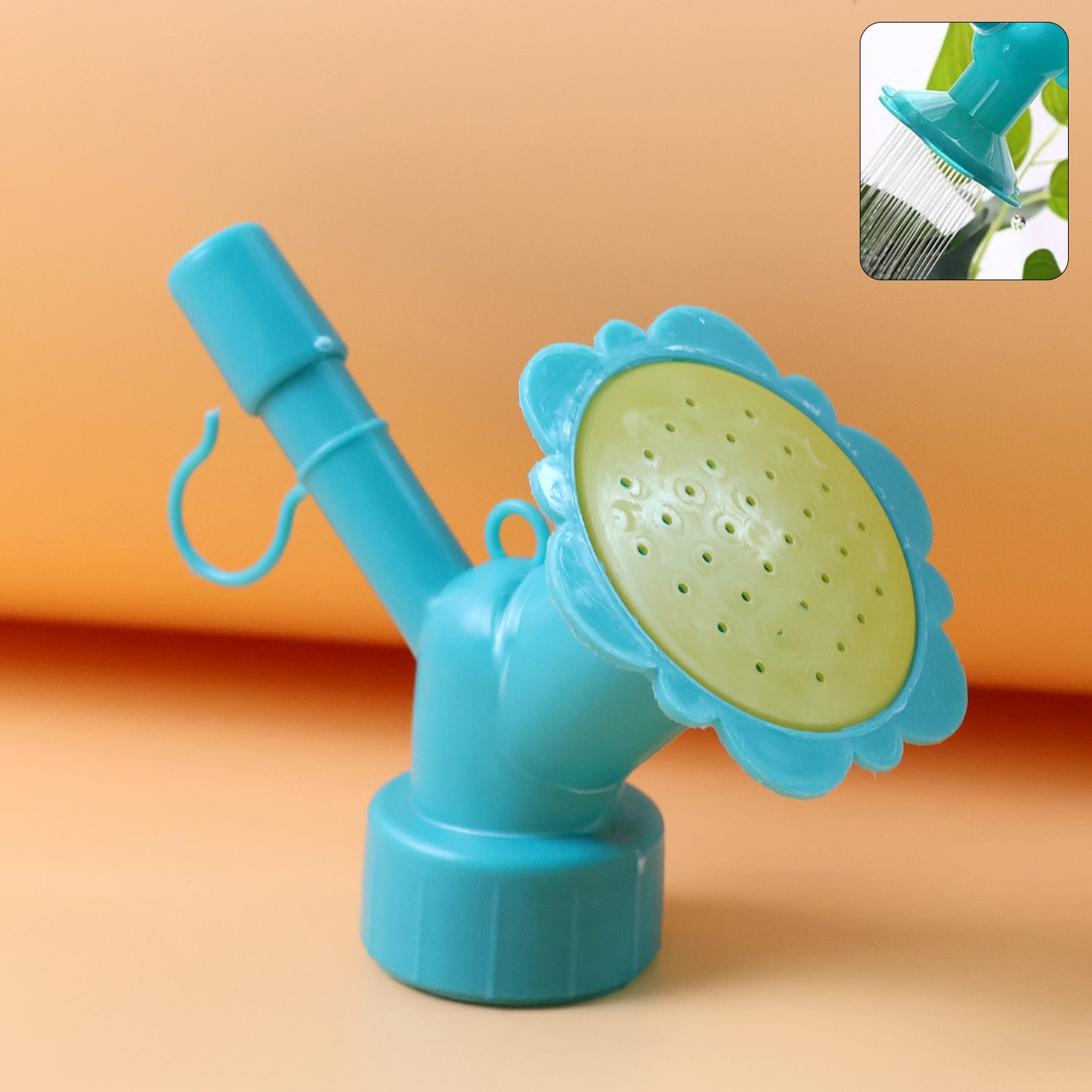 Wukusy universal plastic water bottle sprinkler head nozzle, suitable for garden watering, shown in close-up on a white background.