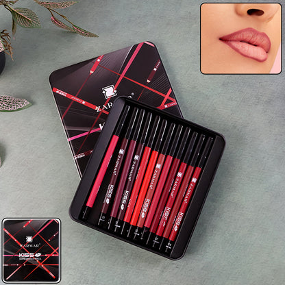 Matte Lipstick Pencil (Set Of 12 Pc)