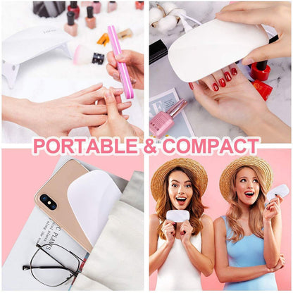 Wukusy 6060 professional nail polish dryer machine with digital controls and compact design for efficient nail drying.