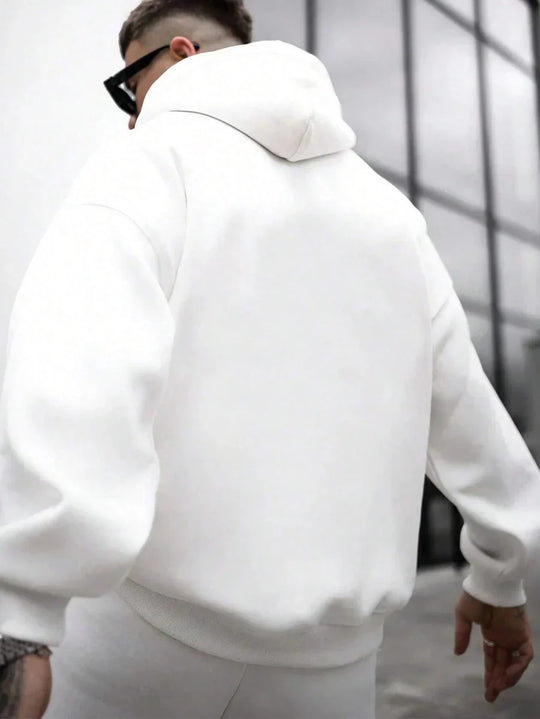 Trending Drpshippr men's hoodie and sweatpants co-ord set, stylish casual sweatshirt and matching pants for modern wear.