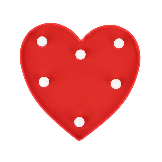 Heart Shape Led Decorative Night Light (1 Pc)