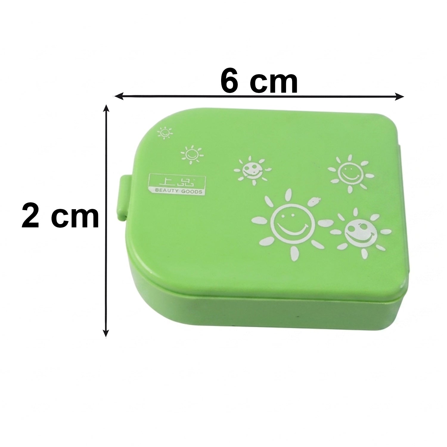 3 Compartment Plastic Pill Organizer Box Portable Medicine Storage Case (1 Pc)