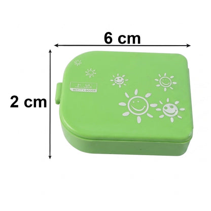 3 Compartment Plastic Pill Organizer Box Portable Medicine Storage Case (1 Pc)