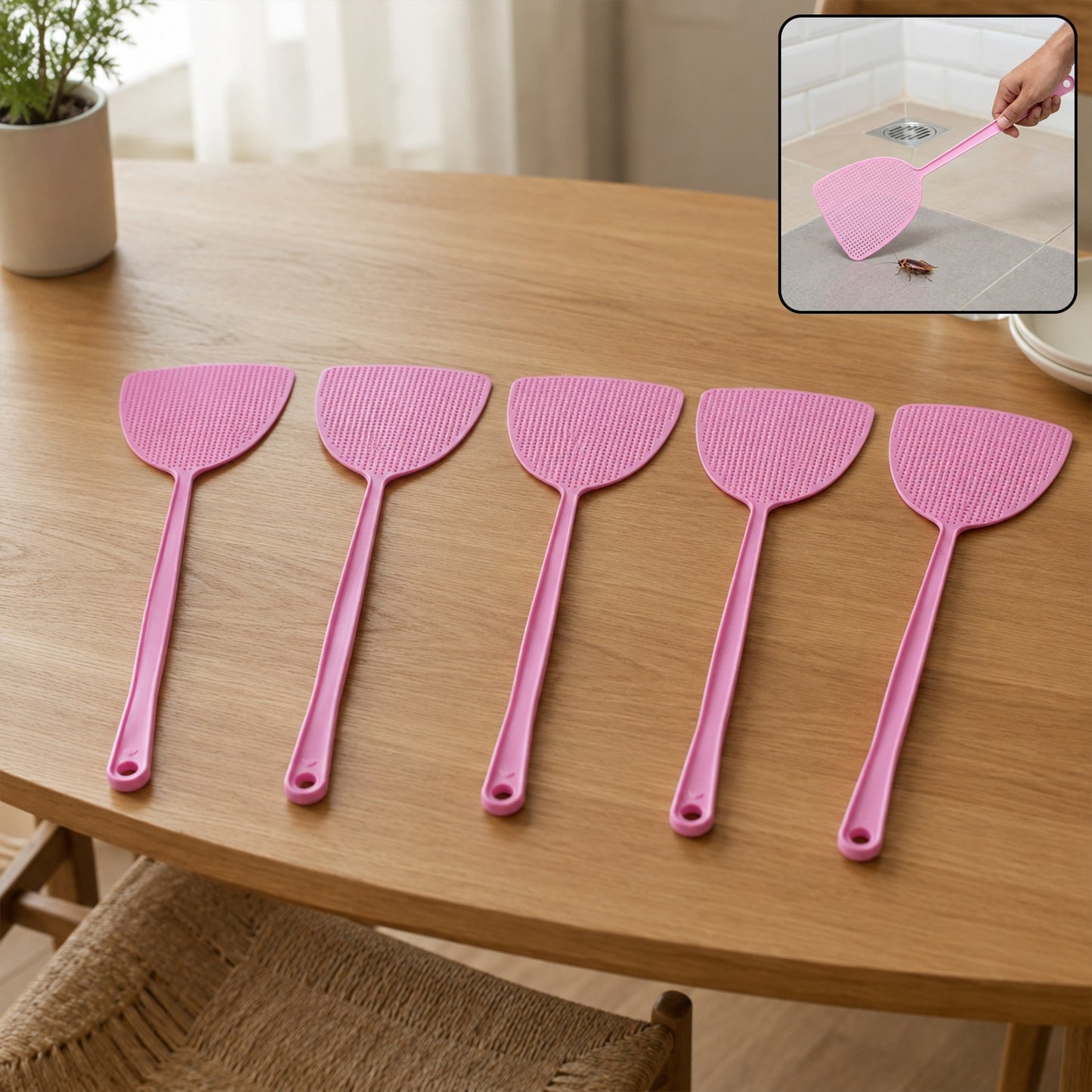 Wukusy premium manual SWAT pest control set with 5 durable 39 cm tools for effective pest removal and management.