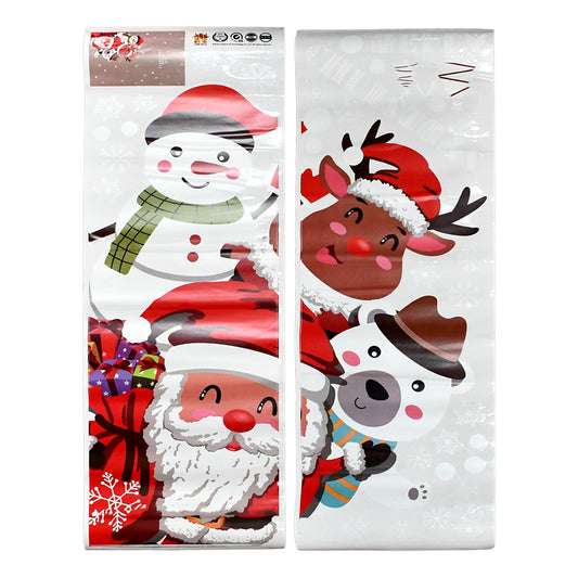Christmas Theme Glass  Wall Sticker 90x60 Cm  (1 Pc)