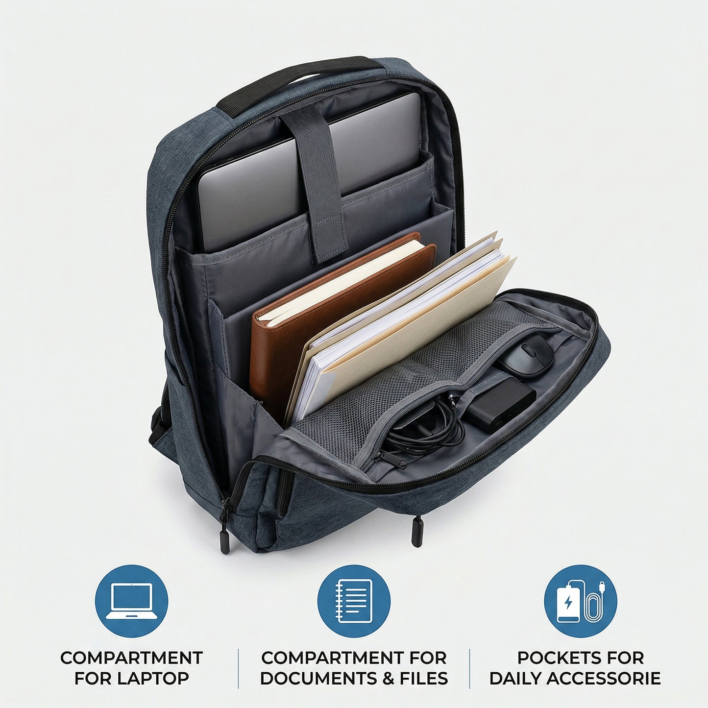 Multipurpose Travel Luggage Backpack With Usb Charging Port (1 Pc 37x28 Cm)