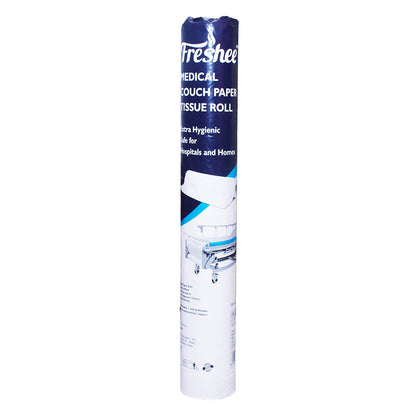 Wukusy Freshee Medical Couch Paper Tissue Roll, 61 cm x 40 meters, white, soft, and suitable for healthcare environments