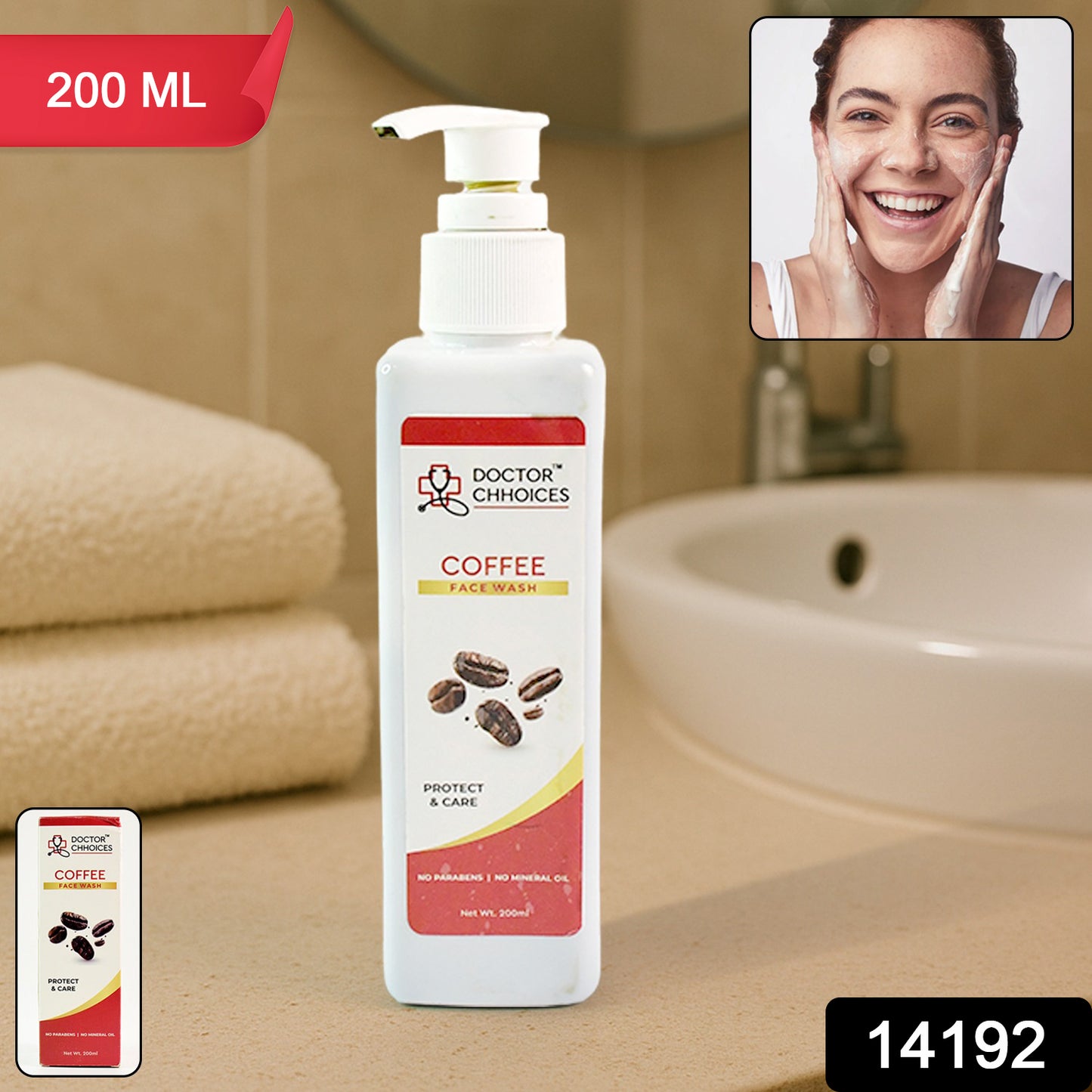 Doctor Chhoices Coffee Face Wash  200ml (1 Pc)