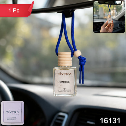 Camphor Car Perfume Hanging Air Freshener With Wooden Cap (1 Pc)