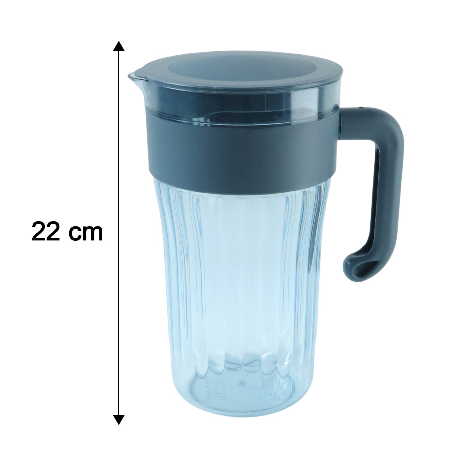 Multipurpose Plastic Water Juice Serving Jug With 4 Drinking Glasses Set (1 Set)