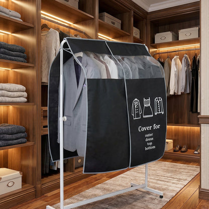Hanging Garment Dust Cover  Keeps Clothes Neat  Dust-free