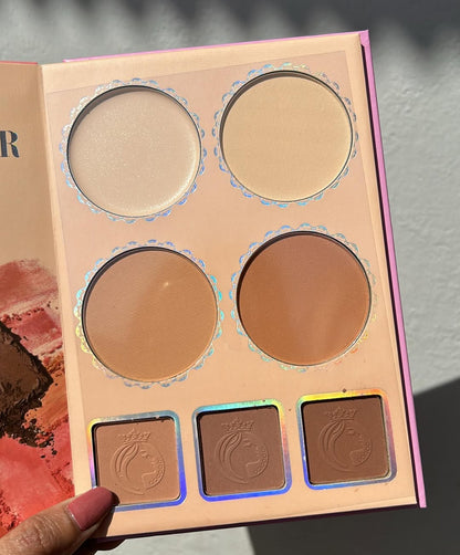 Igoodco 5 In 1 Makeup Book Eyeshadow Book Palette
