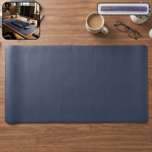 Premium Leather Finish Large Desk Mat Mouse Pad (1 Pc 90x45 Cm)