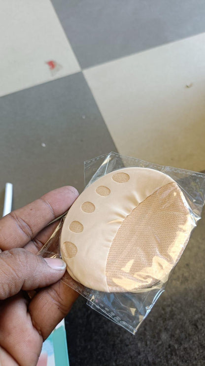 Invisible fashion women's ruffle wave toe pad inserts for girls, forefoot pads, half insoles, and five-toe socks by Drpshippr.