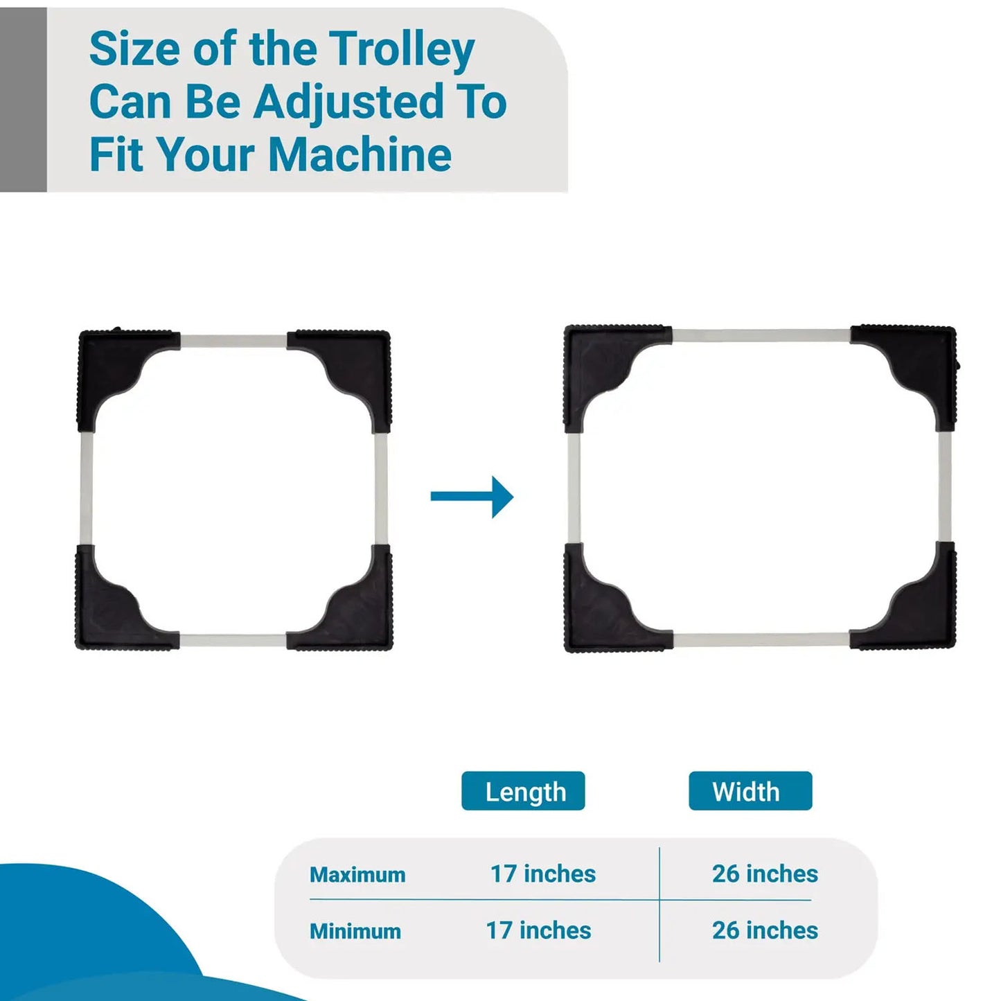 Adjustable Washing Machine  Refrigerator Stand (6767 Cm 1 Pc)