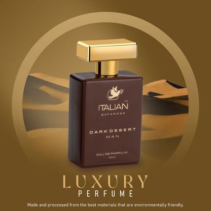 Italian Saferose Dark Desert Man Eau De Parfum 100 Mi Luxury Perfume