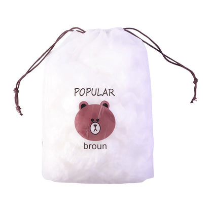 Plastic Elastic Food Wrap Bag Covers For Bowls Plates And Fresh Storage (100 Pc)