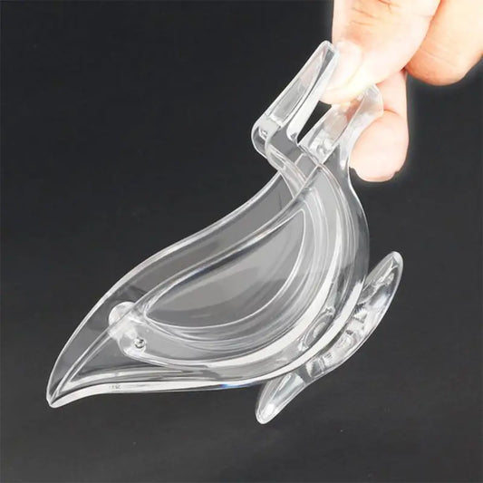 Manual Lemon Slice Squeezer, Portable Transparent Fruit Juicer, Orange Citrus Manual Bird Shape Hand Juicer for Orange Lemon Lime,for Kitchen (Color Box)