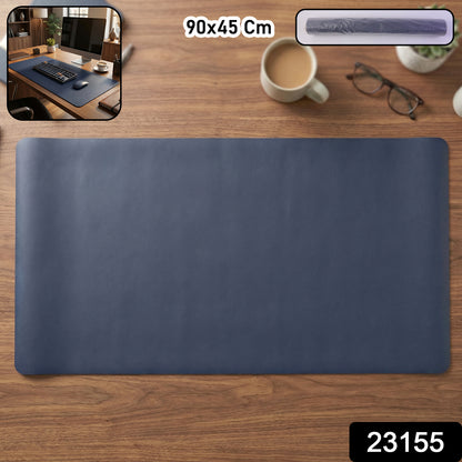 Premium Leather Finish Large Desk Mat Mouse Pad (1 Pc 90x45 Cm)